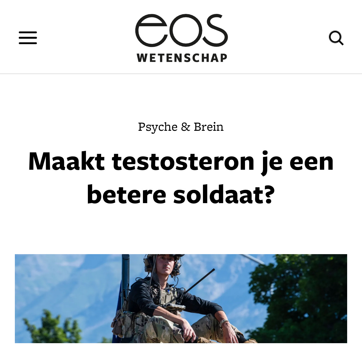 Testosteron als zondebok